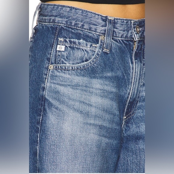 AG Adriano Goldschmied Classic Straight Leg Blue Jeans - Picture 11 of 15